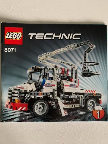 Lego Technic 8071 Bucket Service Truck - 100% Complet NO BOX