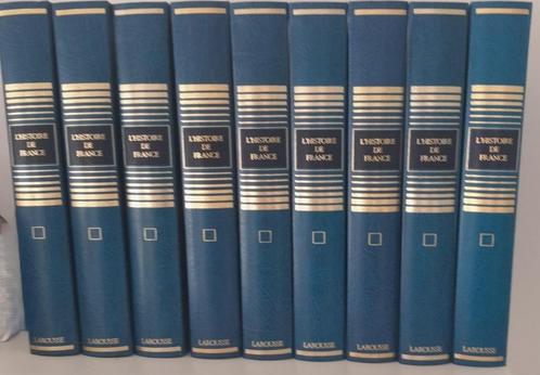 Lot 9 delen - De geschiedenis van Frankrijk - Ed. Larousse, Boeken, Geschiedenis | Nationaal, Zo goed als nieuw, 14e eeuw of eerder