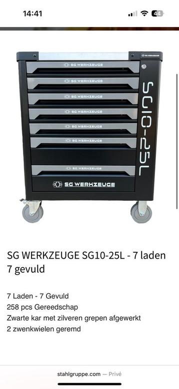 SG WERKZEUGE SG10-25L beschikbaar voor biedingen