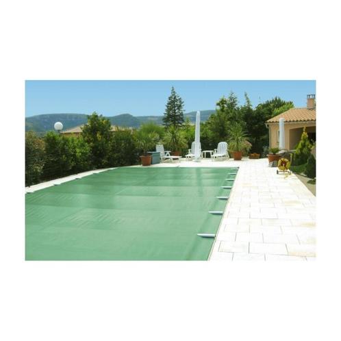 Zwembadafdekking 4-seizoenen 6,7 x 4 meter - Groen, Jardin & Terrasse, Accessoires de piscine, Comme neuf, Couverture de piscine