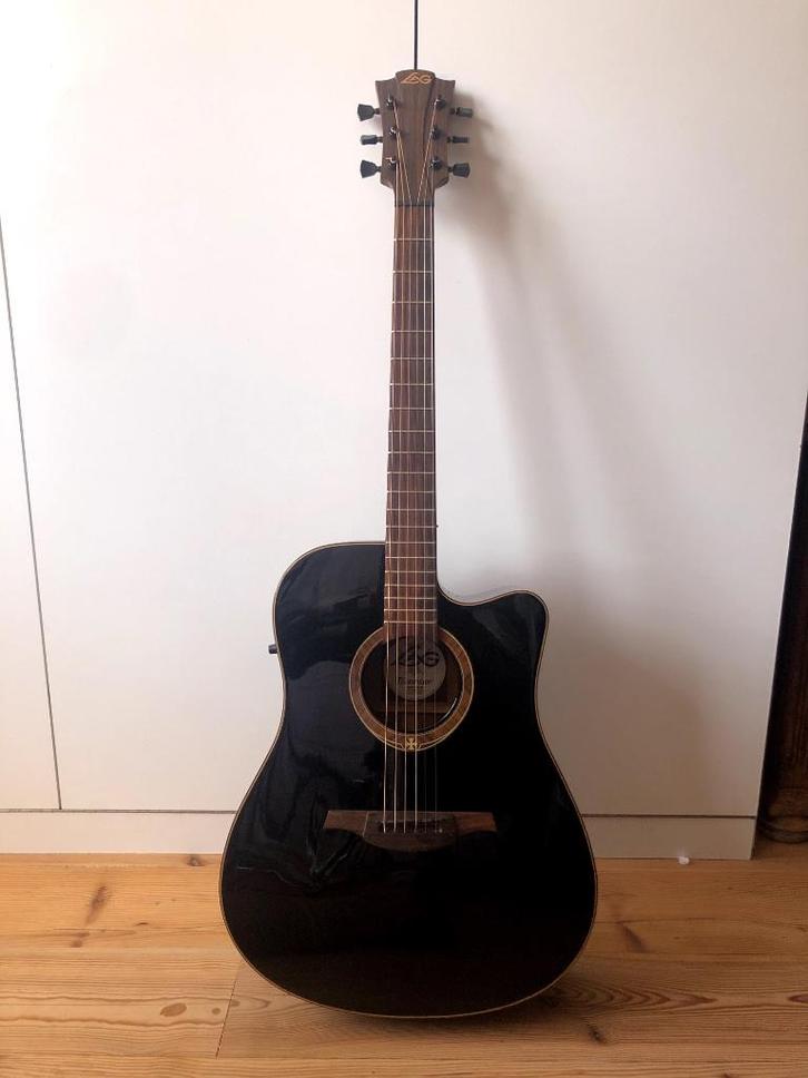 LAG Tramontane T222DCE-G Dreadnought gitaar, Muziek en Instrumenten, Snaarinstrumenten | Gitaren | Akoestisch, Zo goed als nieuw