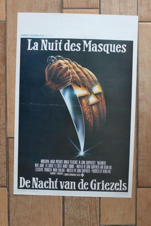 filmaffiche Halloween 1978 filmposter, Collections, Posters & Affiches, Comme neuf, Cinéma et TV, A1 jusqu'à A3, Rectangulaire vertical