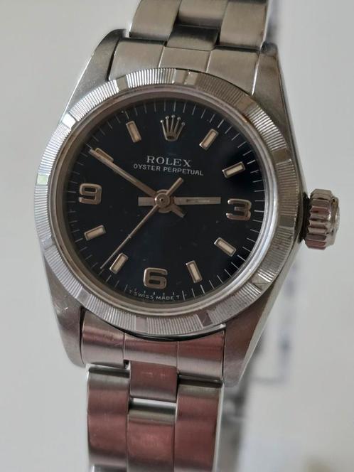 Rolex Oyster Perpetual Vintage, Handtassen en Accessoires, Horloges | Dames, Gebruikt, Polshorloge, Rolex, Staal, Staal, Ophalen of Verzenden