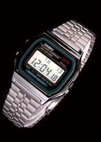 montre Casio Vintage Retro Digital Alarm Chrono A159WA-N1, Bijoux, Sacs & Beauté, Acier, Montre-bracelet, Enlèvement ou Envoi