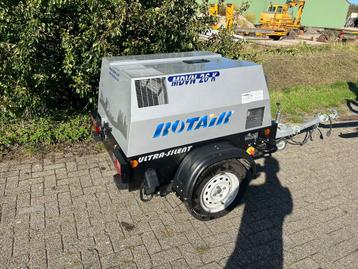 Rotair MDVN26K mobiele compressor kubota diesel beschikbaar voor biedingen