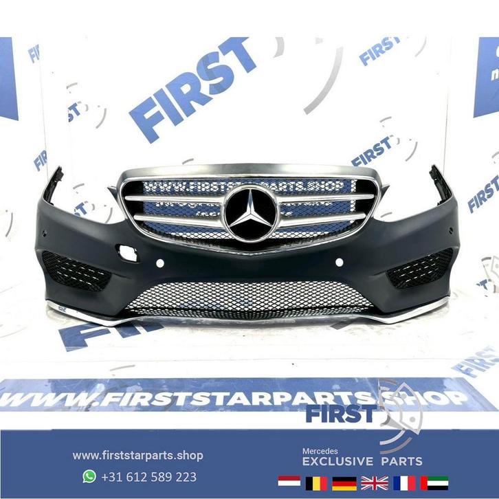 A2128852638 W212 FACELIFT AMG Voorbumper COMPLEET Mercedes 2, Auto-onderdelen, Carrosserie, Bumper, Mercedes-Benz, Voor, Gebruikt