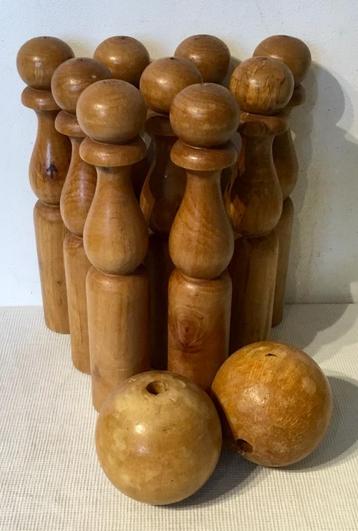 frans oud kegelspel hout beschikbaar voor biedingen
