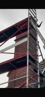 Altrex rolstelling 12m – professioneel – verrijdbaar, Doe-het-zelf en Bouw, Steigers, Ophalen, Gebruikt, Rolsteiger of Kamersteiger