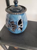Pot à oignons ails bleu de Mouthiers sur Boëme, Antiquités & Art, Antiquités | Céramique & Poterie, Enlèvement ou Envoi