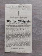 oud doodsprentje : Duitse kloosterzuster (1933), Verzamelen, Bidprentjes en Rouwkaarten, Verzenden