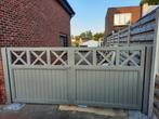 Poort /afsluiting 3m45 op 1m45 hoog, Tuin en Terras, Tuinpoorten, Ophalen, Zo goed als nieuw, Aluminium