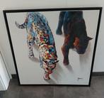 Tekening op canvas, Ophalen