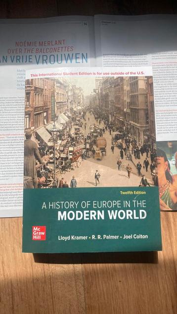 Geschiedenis van de moderne en hedendaagse tijden beschikbaar voor biedingen