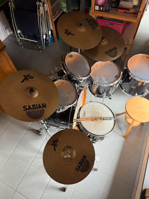 Drumstel Tama Silverstar, Muziek en Instrumenten, Drumstellen en Slagwerk, Gebruikt, Tama, Ophalen