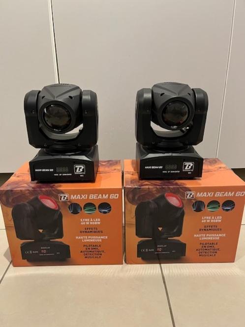 2 X BoomTone DJ - Lyre Maxi Beam 60 Moving Head, Hobby en Vrije tijd, Feestartikelen, Nieuw, Feestartikel, Ophalen