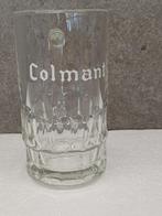 Ancienne chope en verre COLMANT de la brasserie Colmant à Ba, Ophalen of Verzenden, Zo goed als nieuw, Pul(len), Overige merken