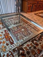 salontafel glas, Huis en Inrichting, Ophalen, 100 tot 150 cm, 50 tot 100 cm, Zo goed als nieuw