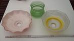 Antieke glazen lampkapjes, Ophalen, Glas