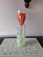 Art deco vaas met emaille verf, Ophalen of Verzenden