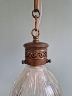 Holofaansuspensie in gegroefd glas, 1920-30, Ophalen of Verzenden
