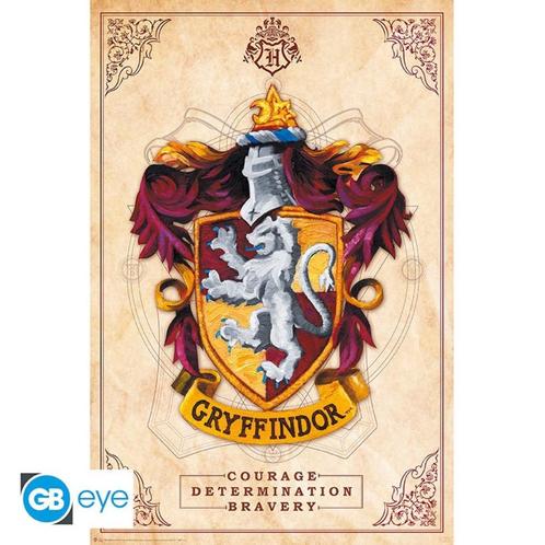 Harry Potter - Poster Maxi (91.5x61cm) - Gryffindor Emblem, Verzamelen, Harry Potter, Nieuw, Boek of Poster, Ophalen of Verzenden