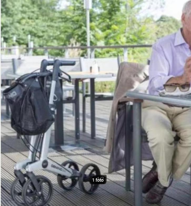 rollator Gemino 20, grijs, Diversen, Rollators, Lichtgewicht, Ophalen