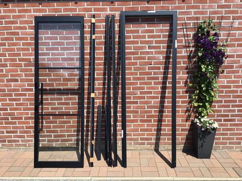 GLAZEN DEUR, Doe-het-zelf en Bouw, Deuren en Vliegenramen, Zo goed als nieuw, Binnendeur, 200 tot 215 cm, Minder dan 80 cm, Glas