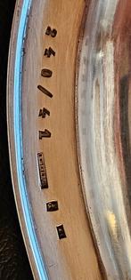 Groot antiek dienblad in sterling zilver 800 — B. Wiskemann, Antiek en Kunst, Ophalen of Verzenden, Zilver