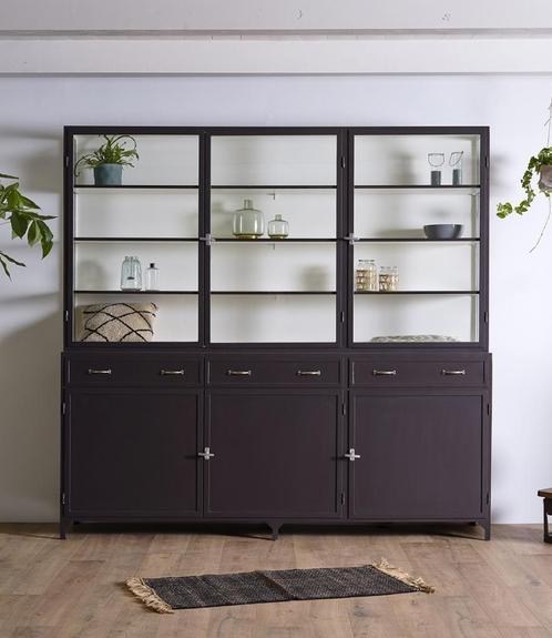 Buffetkast, Stalen kast, Industriële kast, Maatwerk kast, Huis en Inrichting, Kasten | Buffetkasten, Nieuw, Met lade(s), Met deur(en)
