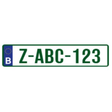 Z-PLAAT KEURING / OPHALEN VAN AUTO, Enlèvement ou Envoi