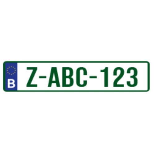 Z-PLAAT KEURING / OPHALEN VAN AUTO, Auto diversen, Kentekenplaathouders, Ophalen of Verzenden