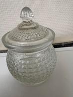 Vintage glazen suikerpotje, Enlèvement, Comme neuf