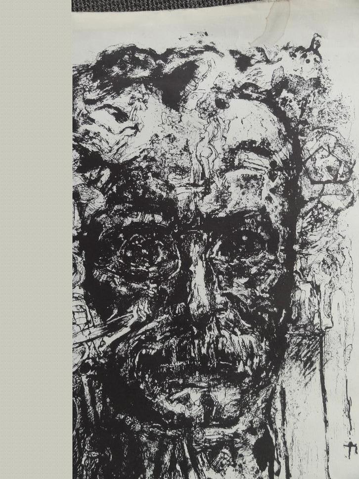 Litho Georges Brassens door Parsus exemplaire d'artiste 1974, Antiquités & Art, Art | Lithographies & Sérigraphies, Envoi