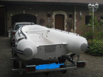 RIB suzumar in polyester met BB suzuki 10pk en PEGA trailer beschikbaar voor biedingen