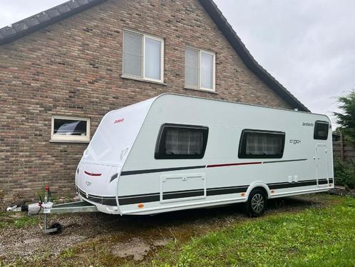 Caravan Dethleffs C'Go 565 FMK BOUWJAAR 2023, Caravanes & Camping, Caravanes, Particulier, jusqu'à 6, 1250 - 1500 kg, Banquette en rond