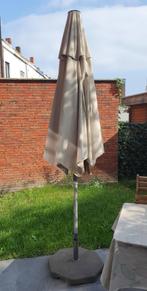 Tuinparasol met standaard, Ophalen, Kantelbaar, 2 tot 3 meter, Zo goed als nieuw