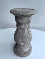 Stenen kandelaar verweerde look - zwaar, Ophalen, Kandelaar