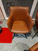 4 fauteuils en simili cuir cognac acheté en octobre, Comme neuf, Cuir, Enlèvement ou Envoi