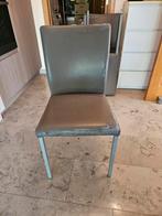 Lederen keukenstoelen, Ophalen, Gebruikt, Drie