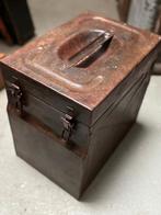 Duits WW2 metalen kist voor 2 Tellermine, Ophalen of Verzenden, Landmacht, Kist of Geocache