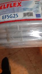 Câbles électriques dans tube annelé - 5 G 2,5 mm - 100 m Ø 2, Bricolage & Construction, Enlèvement, Câble ou Fil électrique, Neuf