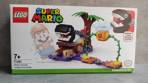 lego super mario 71381 chain chomp jungle gevecht, Kinderen en Baby's, Speelgoed | Duplo en Lego, Nieuw, Lego, Complete set, Ophalen of Verzenden