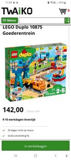 Duplo 10875 enkel gebouwen +boot. Geen spoor en geen treinen, Ophalen, Zo goed als nieuw, Duplo