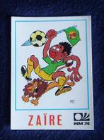 Panini sticker voetbal  ' WK 1974 - karikatuur Zaïre '  #174, Ophalen of Verzenden, Nieuw, Sticker