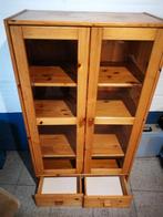 4 stapelbare grenen kastjes, Enlèvement, Utilisé, Pin, Avec tablette(s)