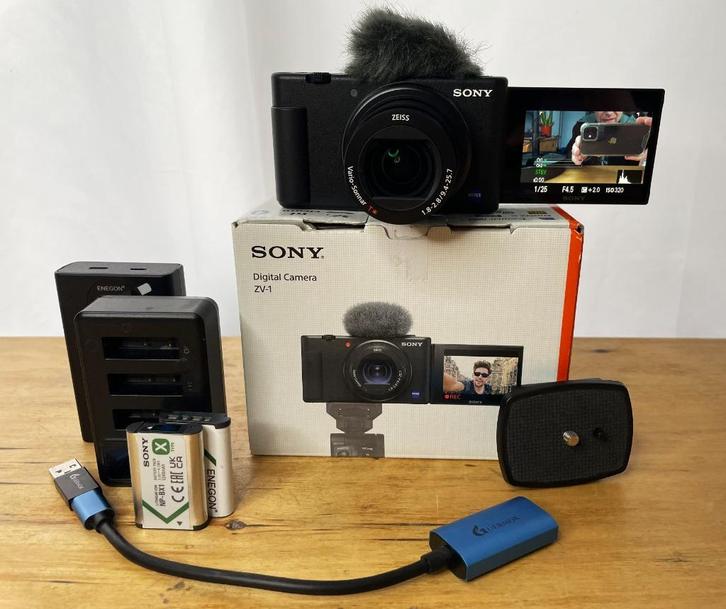 Sony ZV-1 4K, garantie 2025, Audio, Tv en Foto, Fotocamera's Digitaal, Zo goed als nieuw, Compact, Sony, Minder dan 4 keer, Ophalen of Verzenden