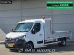 Renault Master 145PK Open Laadbak Dubbellucht 3,5t Trekhaak, Auto's, Stof, Gebruikt, Renault, Wit