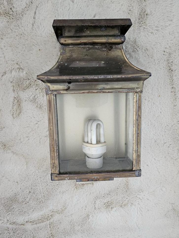 Originele Roger Pradier wandlamp in klassiek Frans design, Tuin en Terras, Buitenverlichting, Zo goed als nieuw, Wandlamp, Aluminium
