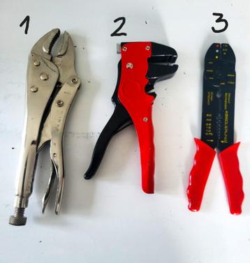 Buissleutel - Spanklem - Steeksleutelset-doppenset- 3 tangen beschikbaar voor biedingen