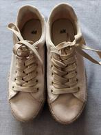 Stappers canvas met veters maat 39, Kleding | Dames, Schoenen, H&M, Beige, Zo goed als nieuw, Wandelschoenen